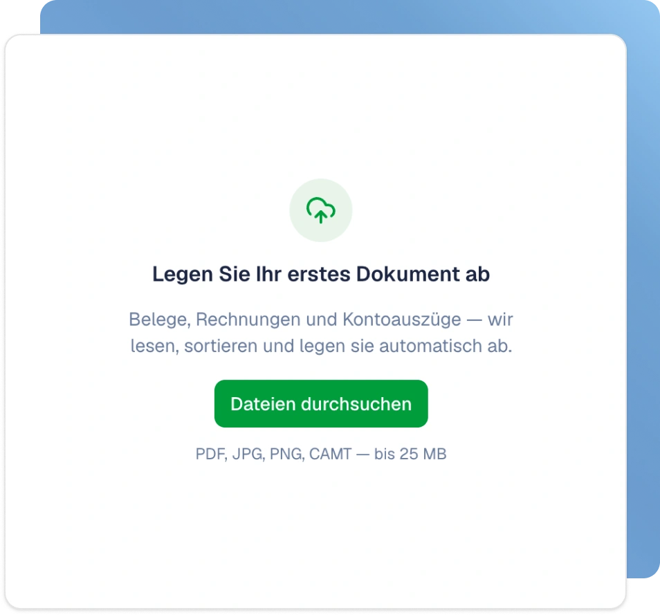 Belegerfassung – Drag-and-drop, Foto oder Upload