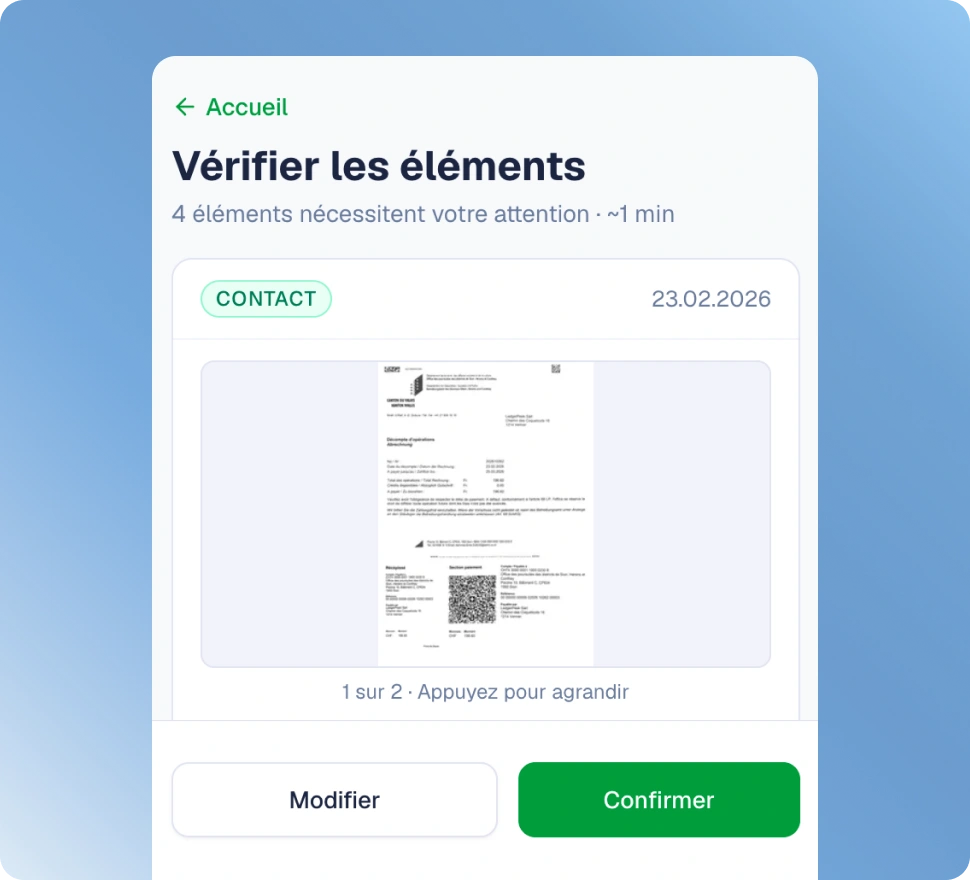 Association par IDE, IBAN, nom et code postal