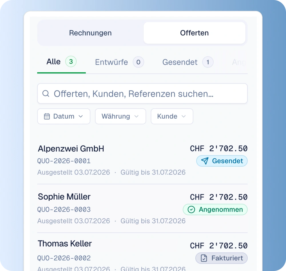 Invoice builder preview