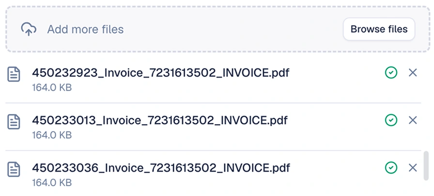 Upload documents into SoloDesk